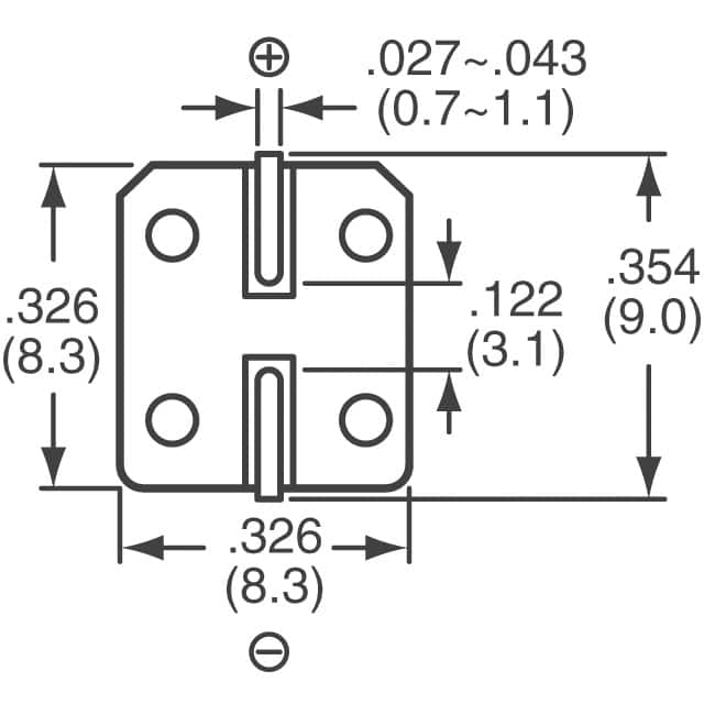 APXE6R3ARA331MH70G United Chemi-Con  Condensateurs aluminium-polymère